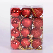 Load image into Gallery viewer, 24-Pieces: Sparkling Christmas Balls
