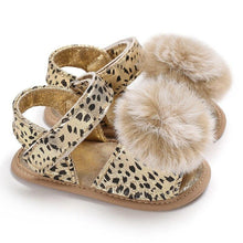 Load image into Gallery viewer, Baby 0-18M Newborn Children Shoes Leopard Cute Ball Wear Non-slip Shoes High Quality Soft And Comfortable Shoe
