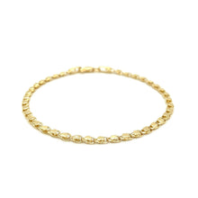 将图片加载到图库查看器，2.9mm 14k Yellow Gold Heart Bracelet

