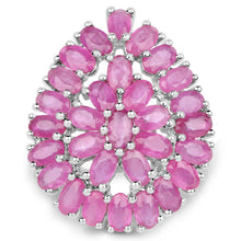 将图片加载到图库查看器，8.10 Carat Genuine Ruby .925 Sterling Silver Ring

