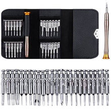 Load image into Gallery viewer, 25-in-1 Multi-Purpose Precision Screwdriver Wallet Kit Repair Tools
