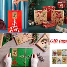 Load image into Gallery viewer, 250-Pieces: Christmas Gift Tags Self Adhesive Labels Stickers 250 Pieces
