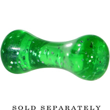 Load image into Gallery viewer, 8G Green Ultra Glitter Saddle Plug
