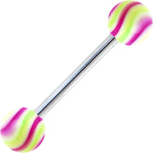 Load image into Gallery viewer, Purple Paradise HYPNOTIC Barbell Tongue Ring
