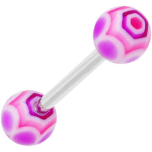 Load image into Gallery viewer, Purple Pink MARRACAS Barbell Tongue Ring

