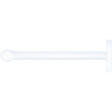 将图片加载到图库查看器，20G Clear Flat Bioplast Nose Retainer
