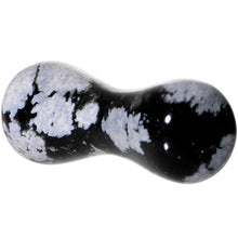 将图片加载到图库查看器，8G Obsidian Snowflake Natural Stone Saddle Plug Set
