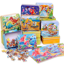 将图片加载到图库查看器，New 60 Pieces Wooden Toys Puzzle Kids Toy Cartoon Animal Wood Toys Puzzles For Child Early Educational Learning Toys for Children
