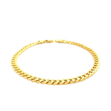 Load image into Gallery viewer, 4.5mm 14k Yellow Gold Miami Cuban Semi Solid Bracelet
