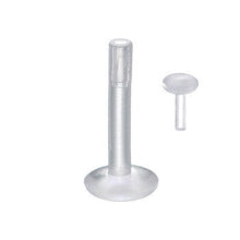 Load image into Gallery viewer, 14G 3/8 3mm Bioplast Push-In Top Retainer
