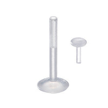 Load image into Gallery viewer, 16G 3/8 3mm Bioplast Push-In Top Retainer
