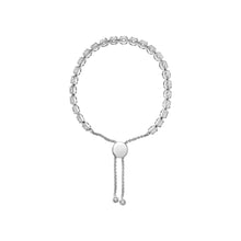 Load image into Gallery viewer, 14K White Gold 6.00 Cttw Diamond 4â€-10â€ Adjustable Bolo Tennis Bracelet (I-J Color, I1-I2 Clarity)
