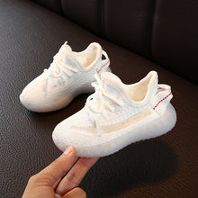 将图片加载到图库查看器，Boys Girls Fashion Sneakers Baby/Toddler/Little Kids Leather Trainers Children School Sport Shoes Soft Running Shoes
