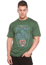 Load image into Gallery viewer, Speedway Motorcycle Spun Bamboo® Men's Bamboo Viscose/Organic Cotton Short Sleeve Graphic T-Shirt
