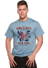 Load image into Gallery viewer, Born To Skate 1991 New York Men's Bamboo Viscose/Organic Cotton Short Sleeve Graphic T-Shirt
