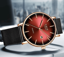 Load image into Gallery viewer, Men's Elegant  Watch With Stainless Steel Straps And Special Date Display Excellent Look Unique Design Perfect Gift
