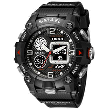 Load image into Gallery viewer, Sport Watch For Men WIth  Dual Time Waterproof 50M Miliatry Watches Chronograph Alarm Army Wristwatch
