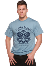 将图片加载到图库查看器，Custom Garage Men's Bamboo Viscose/Organic Cotton Short Sleeve Graphic T-Shirt
