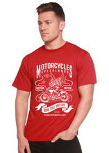 Load image into Gallery viewer, Motorcycles Men's Bamboo Viscose/Organic Cotton Short Sleeve Graphic T-Shirt
