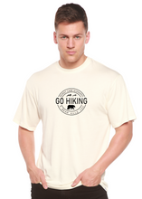 Load image into Gallery viewer, Go Hiking Men's Bamboo Viscose/Organic Cotton Short Sleeve Graphic T-Shirt

