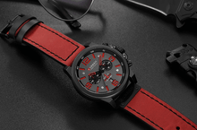 Load image into Gallery viewer, Retro  Waterproof Watch With Chronometers Steel Case And Leather Belts Unique Design Excellent Look Perfect Gift For Your Man
