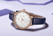 Load image into Gallery viewer, Stylish Womens Elegant With Double Zircon And Two Chronometer Day And Date Luxury Watch

