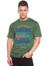 将图片加载到图库查看器，South Beach Spun Bamboo® Men's Bamboo Viscose/Organic Cotton Short Sleeve Graphic T-Shirt

