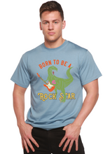 Load image into Gallery viewer, Born To Be A Rock Star Men's Bamboo Viscose/Organic Cotton Short Sleeve Graphic T-Shirt

