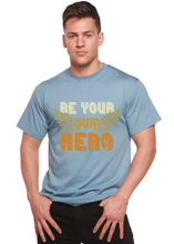 Load image into Gallery viewer, Be Your Own Hero Men's Bamboo Viscose/Organic Cotton Short Sleeve Graphic T-Shirt
