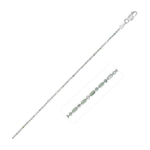 Load image into Gallery viewer, 14k White Gold Diamond-Cut Bead Chain 1.0mm

