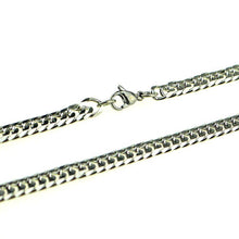 将图片加载到图库查看器，Luxury Miami Stainless Steel Chain Bracelets For  Men Flat Curb Bracelet Hip Hop Rock Sports Jewelry Style
