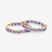 Load image into Gallery viewer, 5.10 Carat Genuine Tanzanite .925 Sterling Silver Earrings
