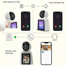 将图片加载到图库查看器，2-Pack: 2K Indoor Security Camera | 2-Way Audio &amp; Video Call + Night Vision
