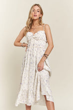 Load image into Gallery viewer, Beautiful Smocked Floral Dress Feminine &amp; Flowy Dress Romantic Floral Print Girl Dress
