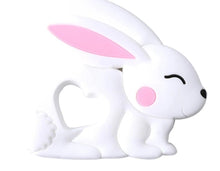 Load image into Gallery viewer, Baby Teether Silicone Rabbit Food Grade Bunny Teether Nursing Teething  Accessories Silicone Animal Teether For Kids and Baby
