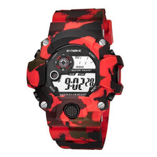 Load image into Gallery viewer, Shock Military Army Mens Watch In Camouflage  Style With LED Digital Back Light With Luminous  Effect
