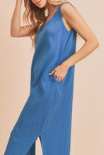 Load image into Gallery viewer, New Summer Stylish Round Neck Midi Tank Dress with Pockets For Women  Comfortable for Casual &amp; Everyday Wear
