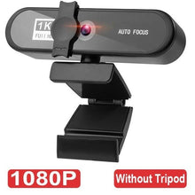Load image into Gallery viewer, 2K 4K Conference Webcam Autofocus USB Web Camera Laptop Desktop For Office Meeting Home With Mic 1080P HD Webcam For Video Conferencing Recording and Streaming
