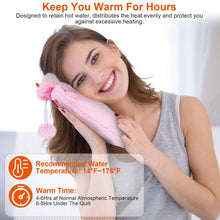 将图片加载到图库查看器，2L Hot Water Bottle with Plush Cover
