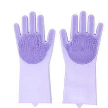 Load image into Gallery viewer, 2PCS Cleaning Sponge Gloves Multifunction Silicone Cleaning Magic Gloves Dish Washing Gloves For Kitchen Household Plate Washing  Reusable Cleaning Gloves For Housework
