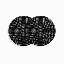 Load image into Gallery viewer, 2PCS Diamond Car Coaster Water Cup Slot Non-Slip Mat Silica Gel Pad Bling Car Coasters Silicone Crystal Car Cup Holder Mat Car Gadget Universal Bling Car Cup Mat Holder Insert Crystal Rhinestone Vehicle Cup Coaster Bling Car Accessories for Woman
