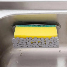 将图片加载到图库查看器，2PCS Durable Kitchen Bathroom Drying Rack Toilet Sink Suction Sponges Holder Rack Suction Cup Dish Cloths Holder Scrubbers Soap Storage
