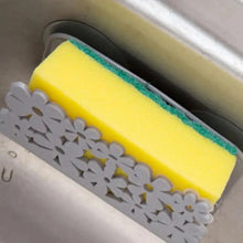 将图片加载到图库查看器，2PCS Durable Kitchen Bathroom Drying Rack Toilet Sink Suction Sponges Holder Rack Suction Cup Dish Cloths Holder Scrubbers Soap Storage
