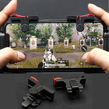 Load image into Gallery viewer, 2Pcs Moible Phone Controller Gamepad Free Fire Trigger Game Pad Grip Joystick for Android Accessories With Box Mobile Phone Game Joystick Game Control Touch Screen Joypad Game Controller
