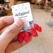 将图片加载到图库查看器，2PCS New Cute Princess Bowknot Headwear Kids Elastic Hair Bands Children Ropes Girls Cartoon Accessories Baby Headdress Gorgeous Hair Accessories For Women
