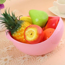 Load image into Gallery viewer, 2PCS Nordic Food Grade Plastic Rice Beans Peas Washing Filter Strainer Basket Sieve Drainer Cleaning Gadget Food Grade Plastic Rice Beans Peas Washing Filter Strainer Basket Sieve Drainer Cleaning Gadget Kitchen Accessories
