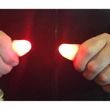 Load image into Gallery viewer, 2pcs Red Lightup Magic Thumbs LED Magic Fingers Tricks Thumb Props Amazing Ultra Bright Light Festival Party Toys Illusion Magic Gadgets
