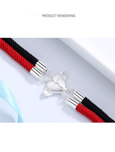 Load image into Gallery viewer, 2pcs / Set Magnet Attracts Pendant Couple Bracelet Heartbreak Charm Lucky Red Rope Bracelets Infinite Love Rope Bracelet Set Adjustable Relationship Matching Bracelet For Boyfriend Girlfriend Valentine's Day

