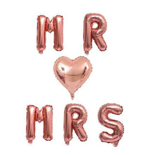 将图片加载到图库查看器，2pcs/lot Good Quality 36inch Round White and black Print Mr&amp;Mrs Latex Balloons For Happy Wedding And  Valentine's Day
