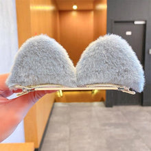 将图片加载到图库查看器，2pcs/set Christmas Hair Clips For Girls Cute Deer Ear Hairpins Hairgrips Kids Christmas Antler Hairpin Barrette Fashion Hair Accessories For Women

